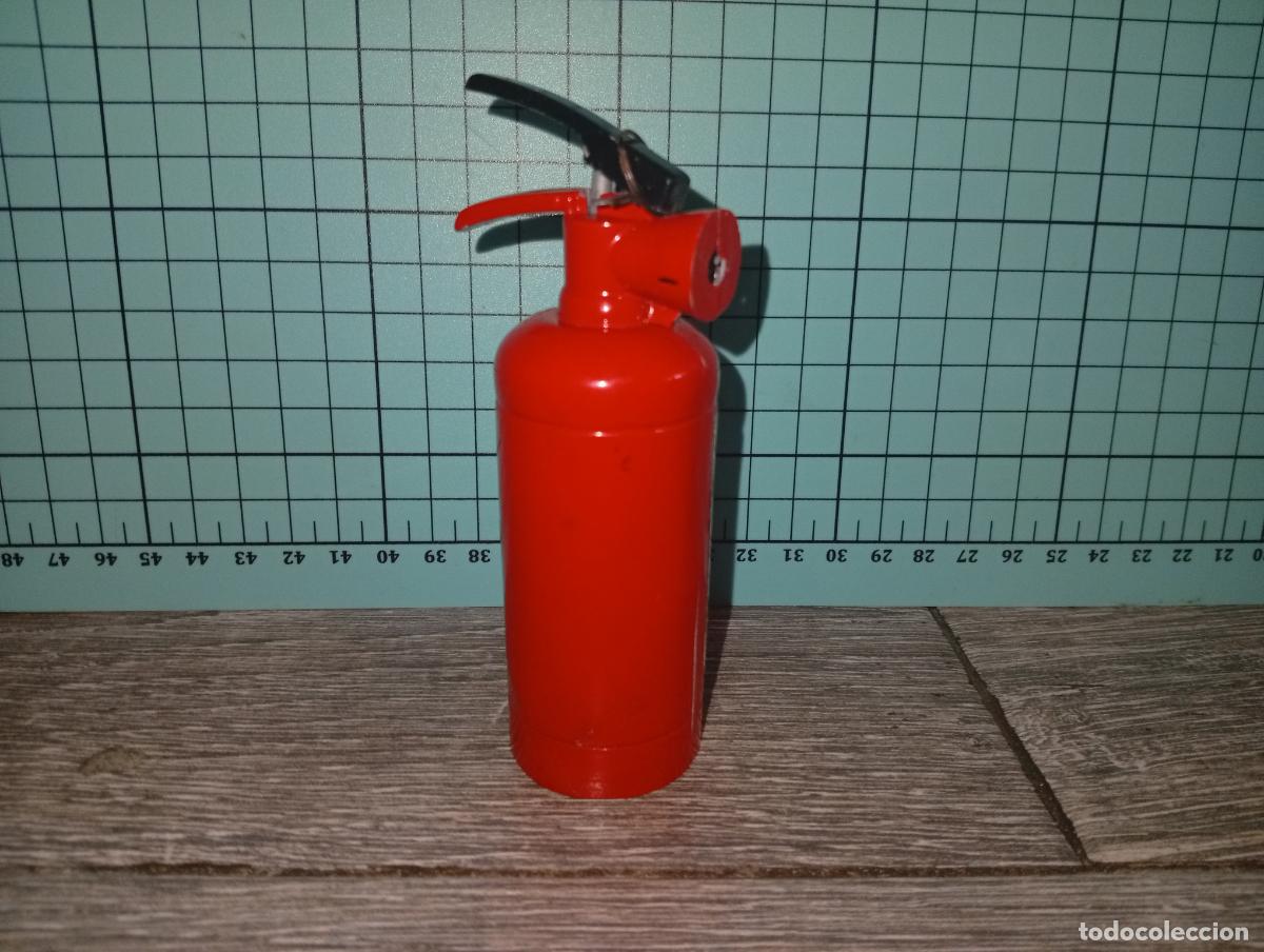Mecheros: Antiguo mechero encendedor extintor - Foto 6