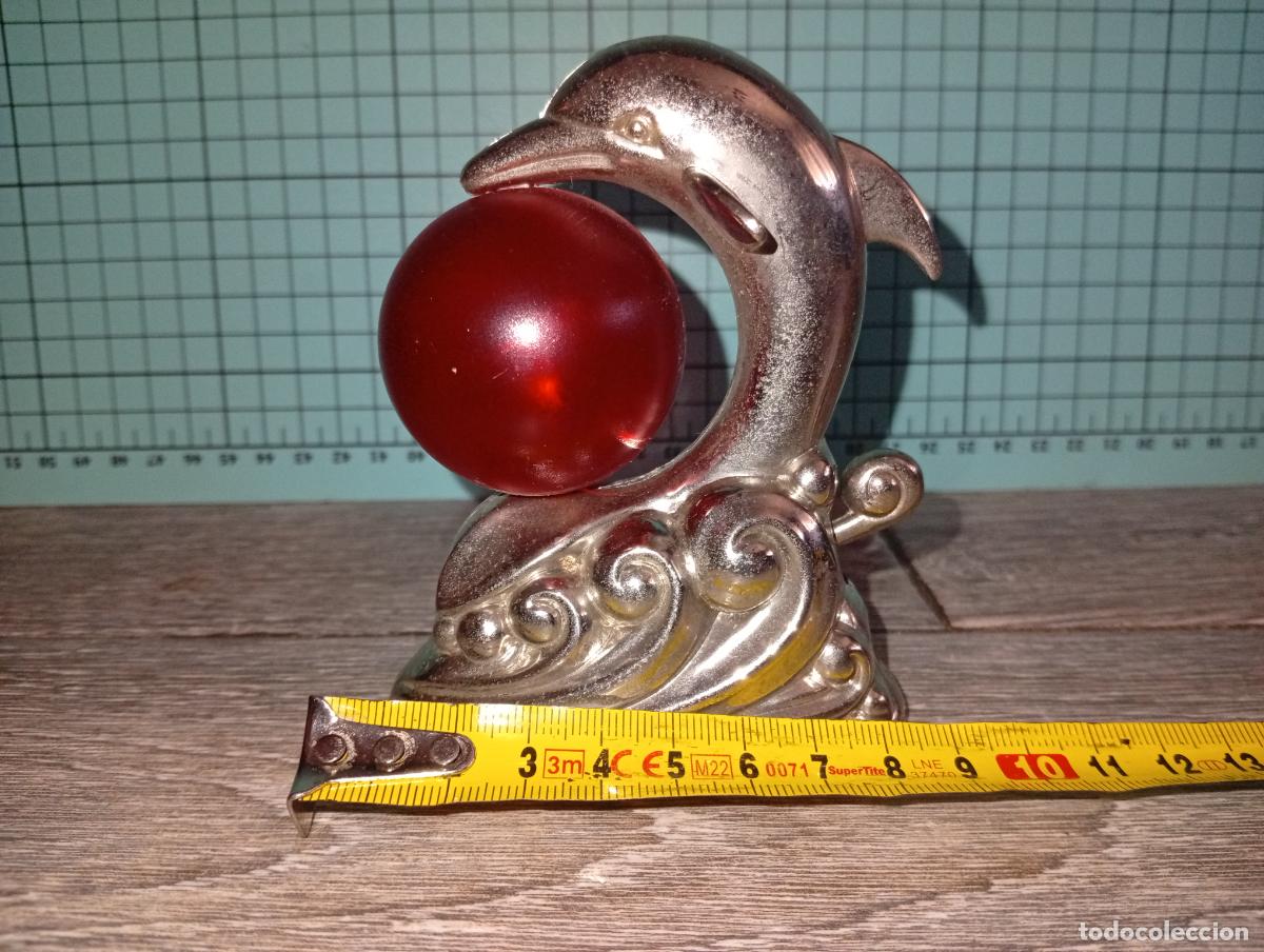 Mecheros: Antiguo mechero encendedor delfin - Foto 9