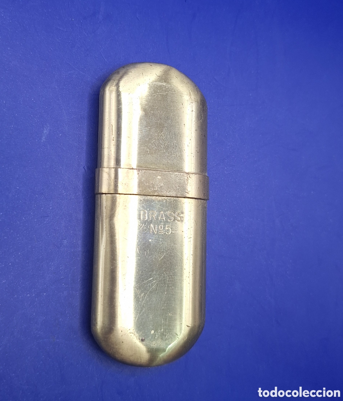 Mecheros: Antiguo Mechero Brass N&ordm;5 - Foto 3