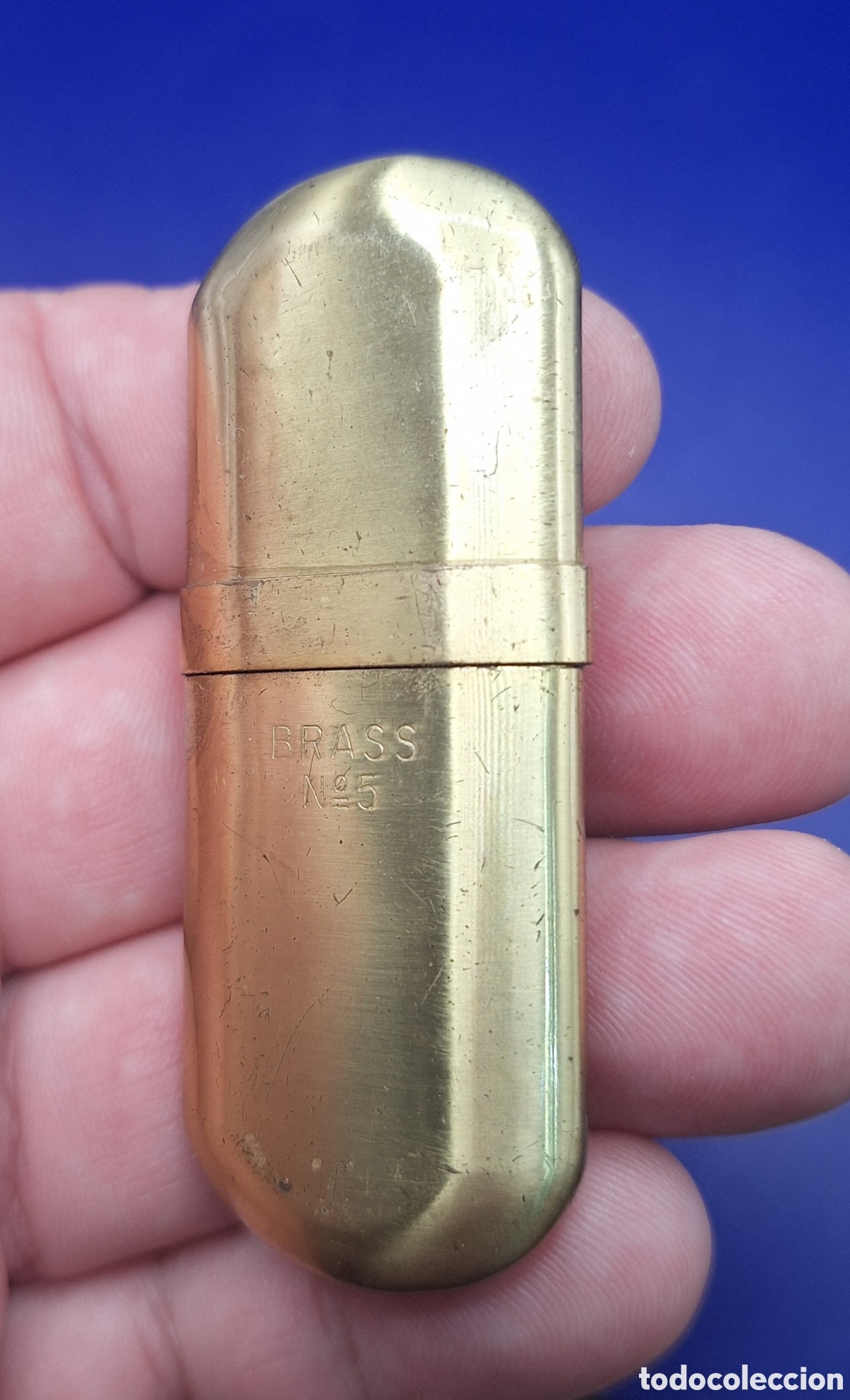 Mecheros: Antiguo Mechero Brass N&ordm;5 - Foto 7