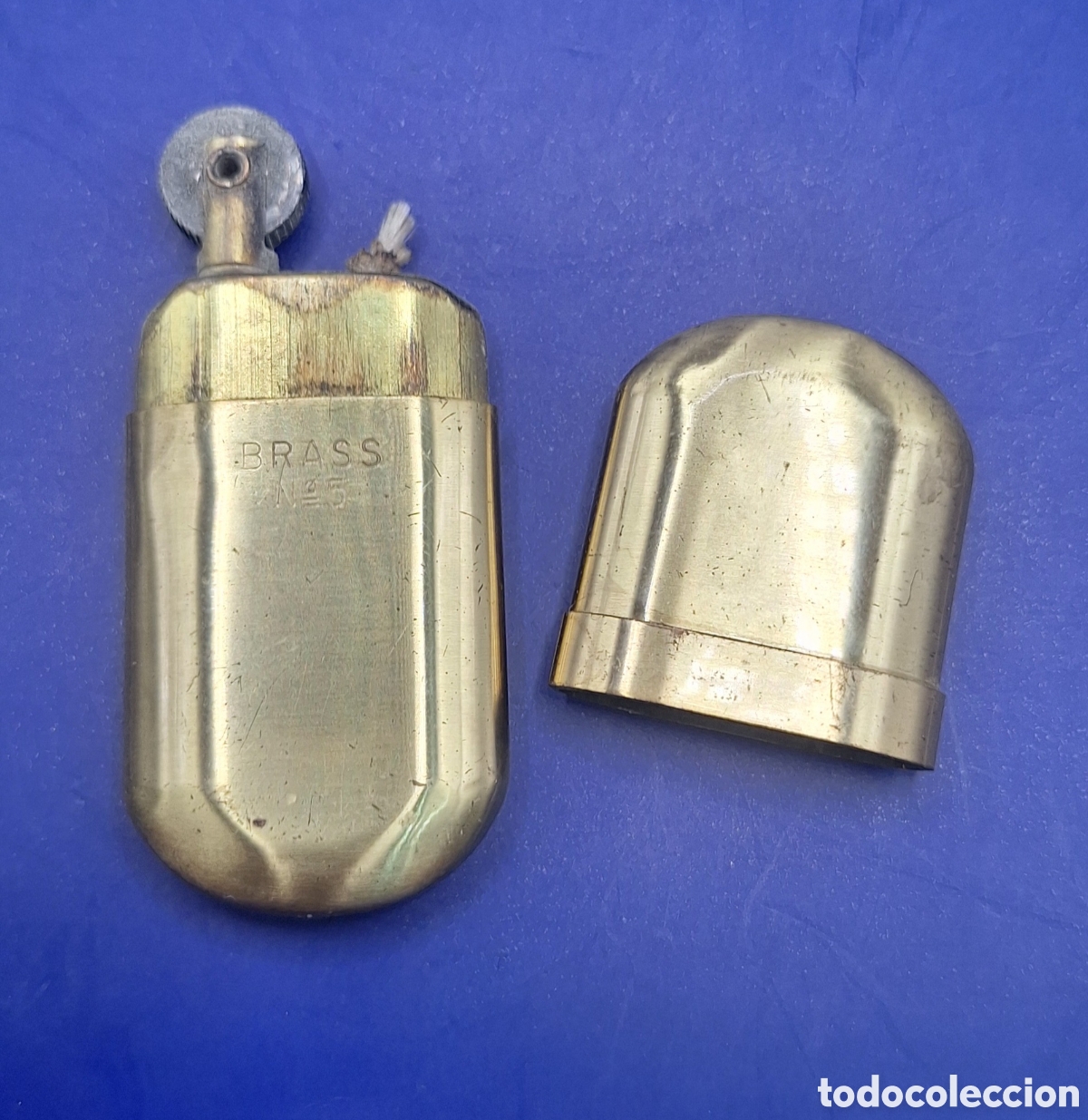 Mecheros: Antiguo Mechero Brass N&ordm;5 - Foto 11