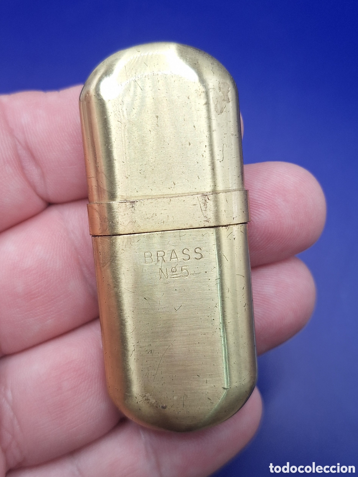 Mecheros: Antiguo Mechero Brass N&ordm;5 - Foto 1
