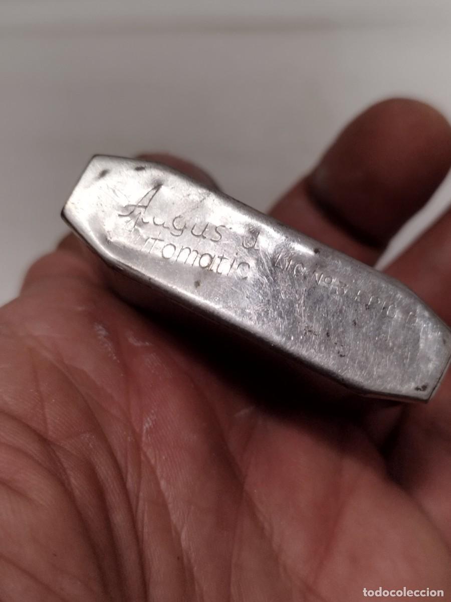 Mecheros: Antiguo mechero Augusto Automatic. Sin probar. - Foto 4