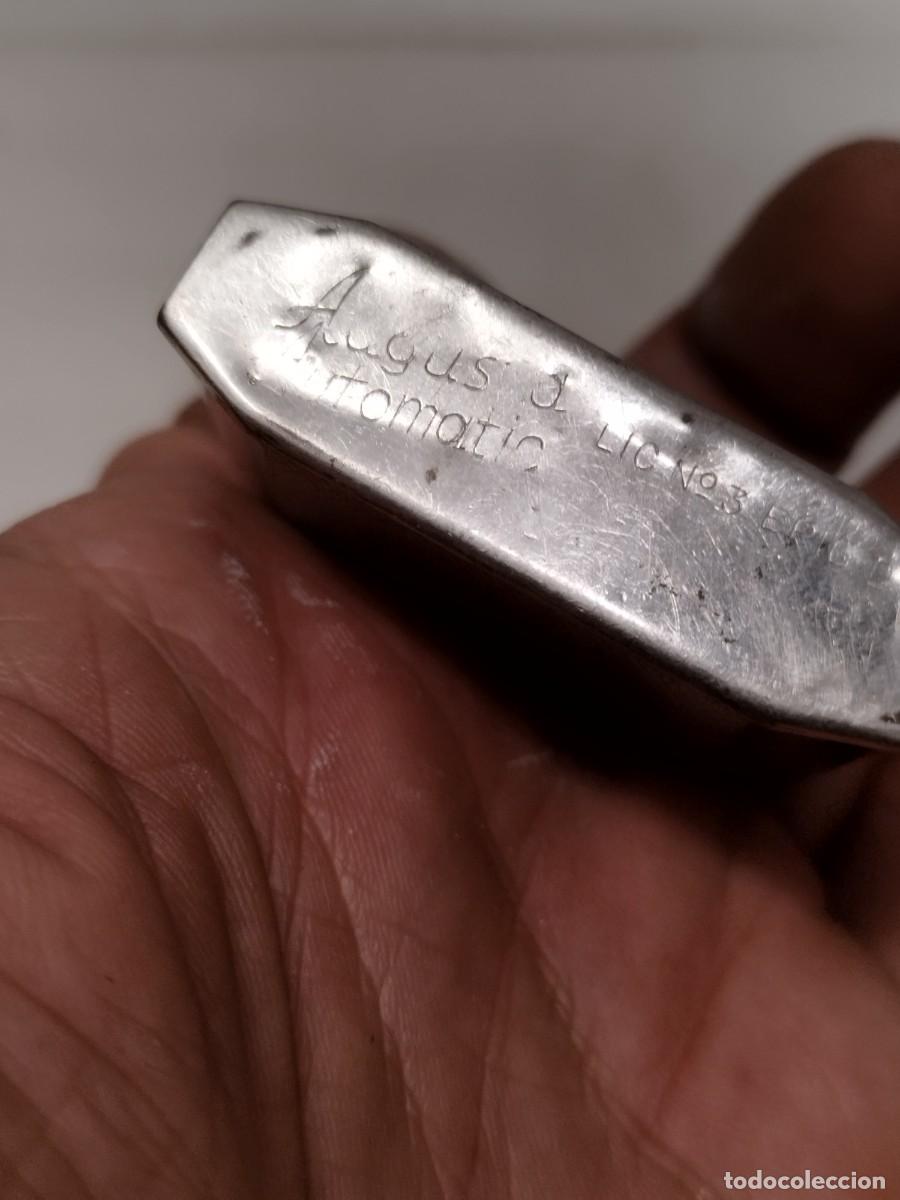 Mecheros: Antiguo mechero Augusto Automatic. Sin probar. - Foto 6