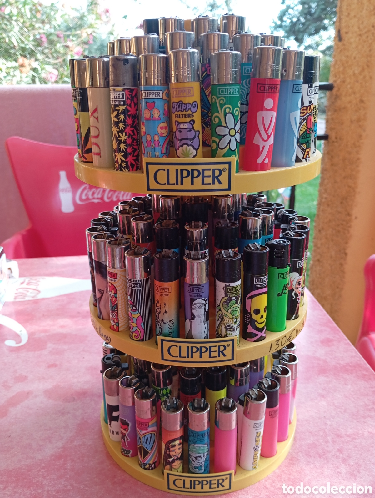 Mecheros: EXPOSITOR DE CLIPPER CON 144 MECHEROS - Foto 3