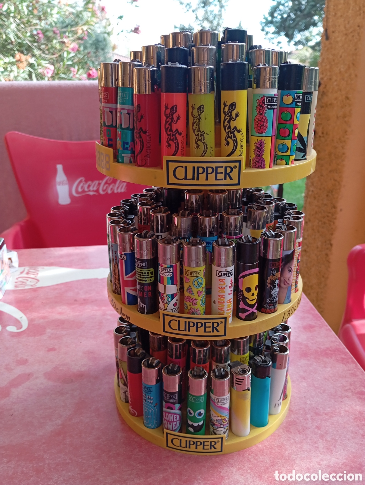 Mecheros: EXPOSITOR DE CLIPPER CON 144 MECHEROS - Foto 1