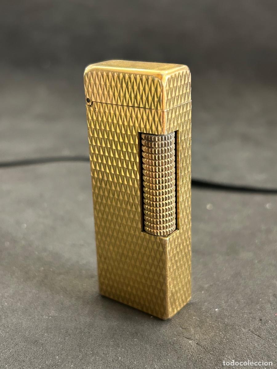 Mecheros: Encendedor Dunhill plaque oro - Foto 1
