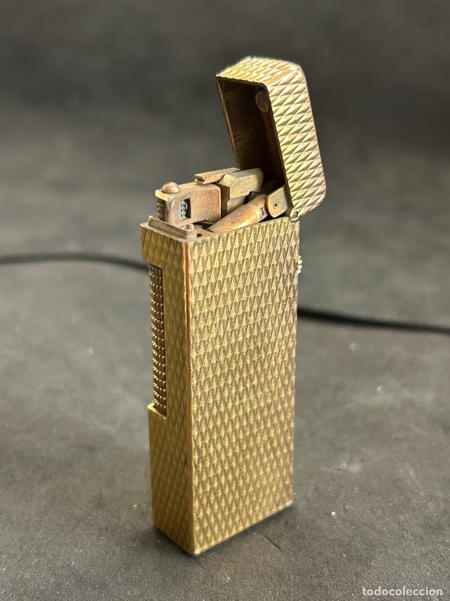 Mecheros: Encendedor Dunhill plaque oro - Foto 2