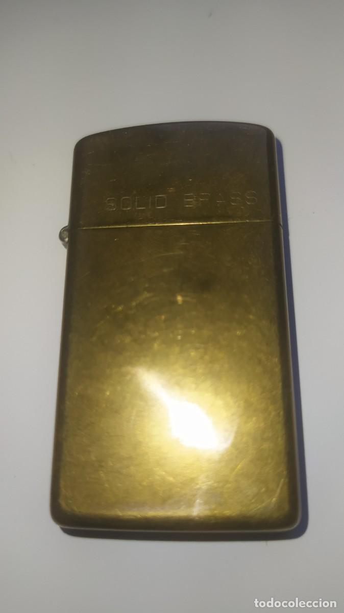 Mecheros: MECHERO ZIPPO SOLID BRASS 1932-1989 - Foto 8