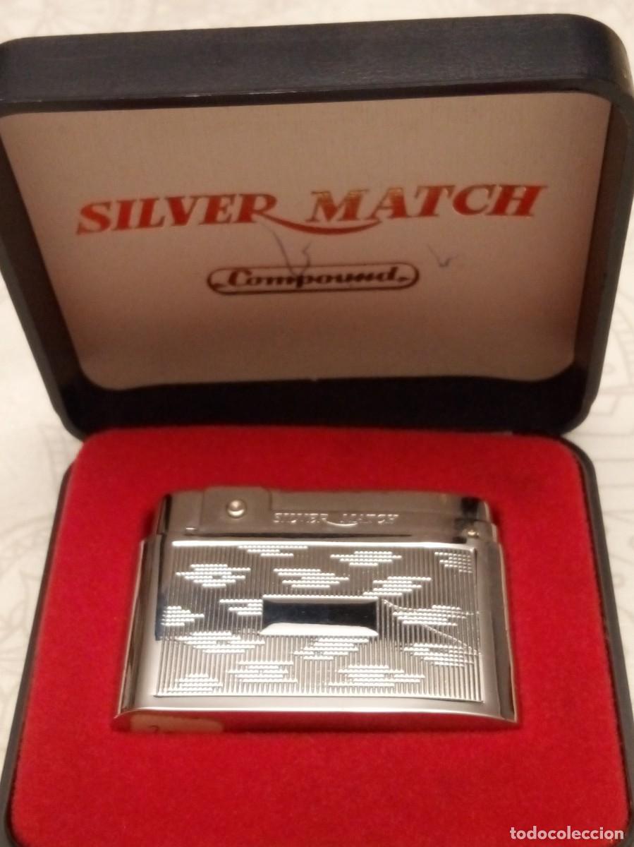 Mecheros: Mechero Silver Match Compound Platedo - Foto 1