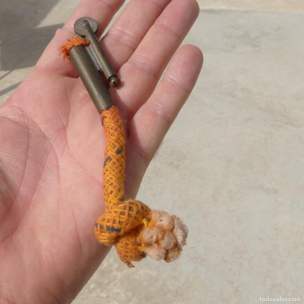 Mecheros: Antiguo mechero de chispa y mecha, funciona!. 14gr. - Foto 6