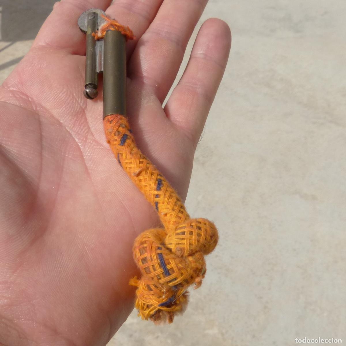 Mecheros: Antiguo mechero de chispa y mecha, funciona!. 14gr. - Foto 7