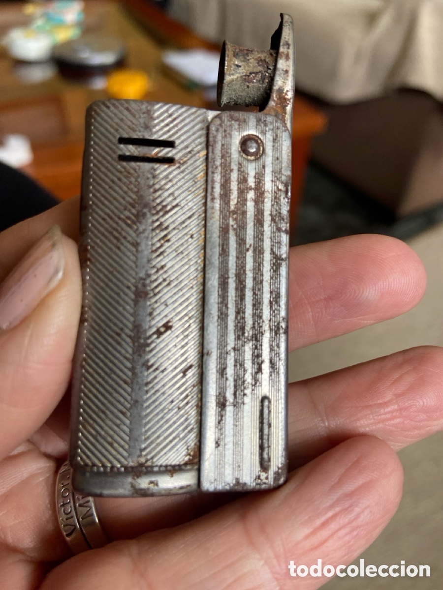 Mecheros: Mechero antiguo oxidado - Foto 1