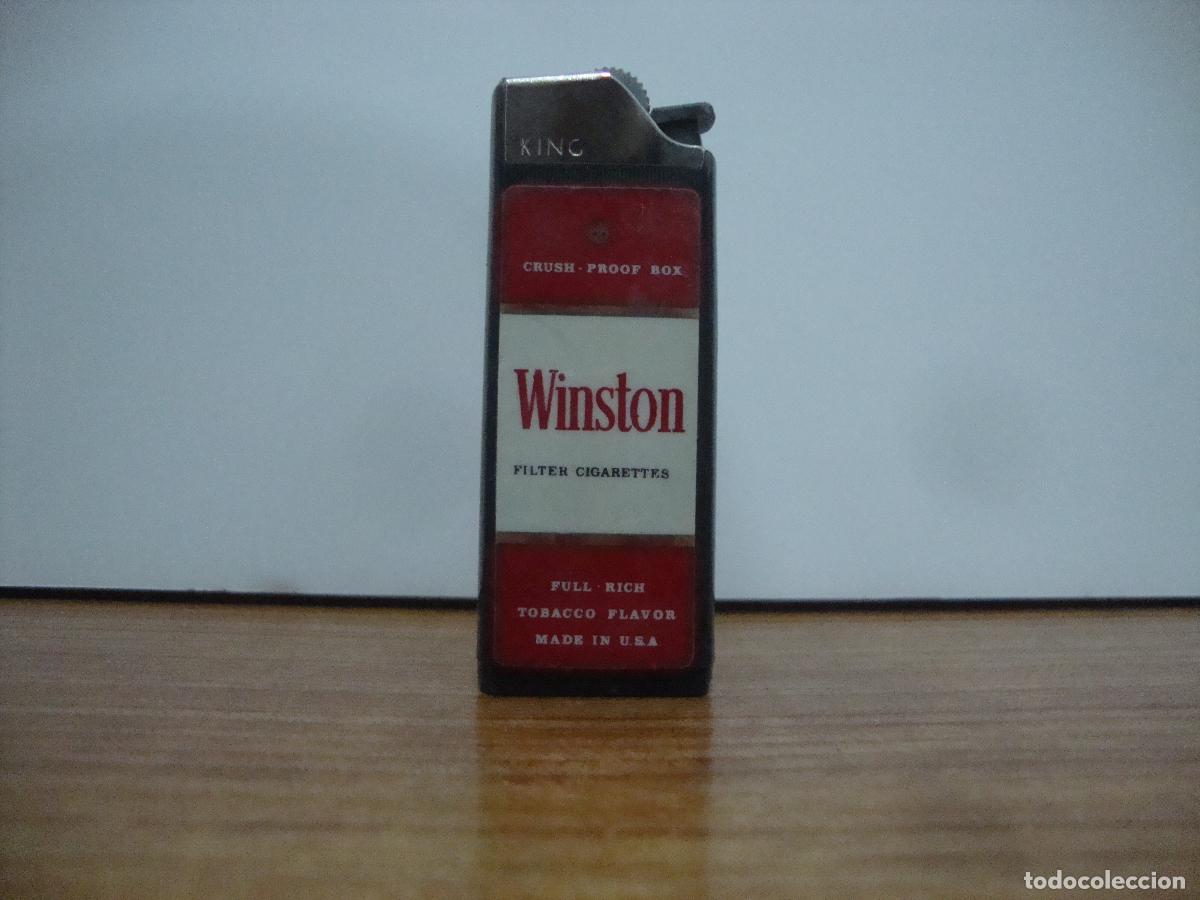 Mecheros: MECHERO CLIPPER MODELO KING TEMA TABACO WINSTON - Foto 1
