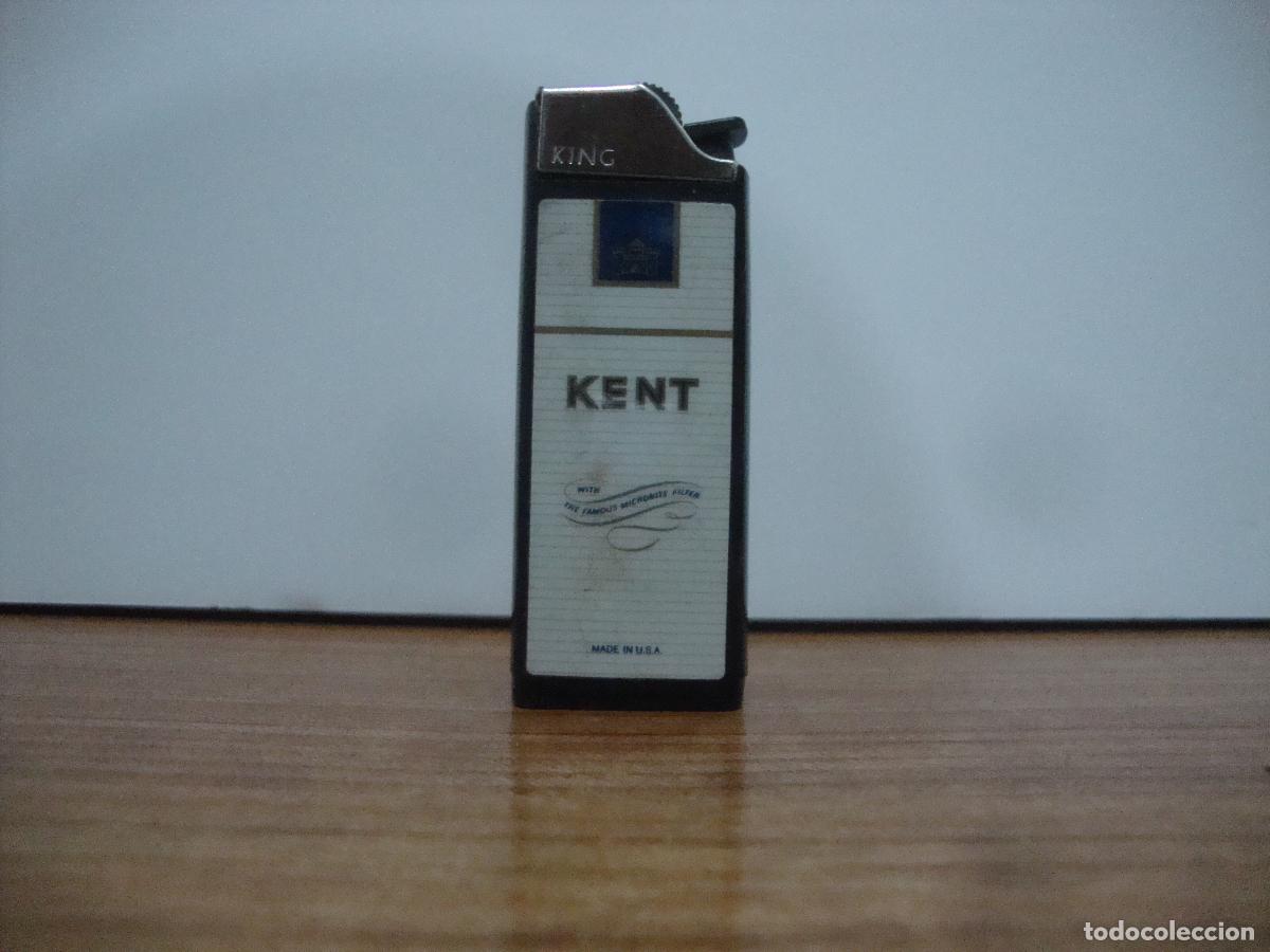 Mecheros: MECHERO CLIPPER MODELO KING TEMA TABACO KENT - Foto 1