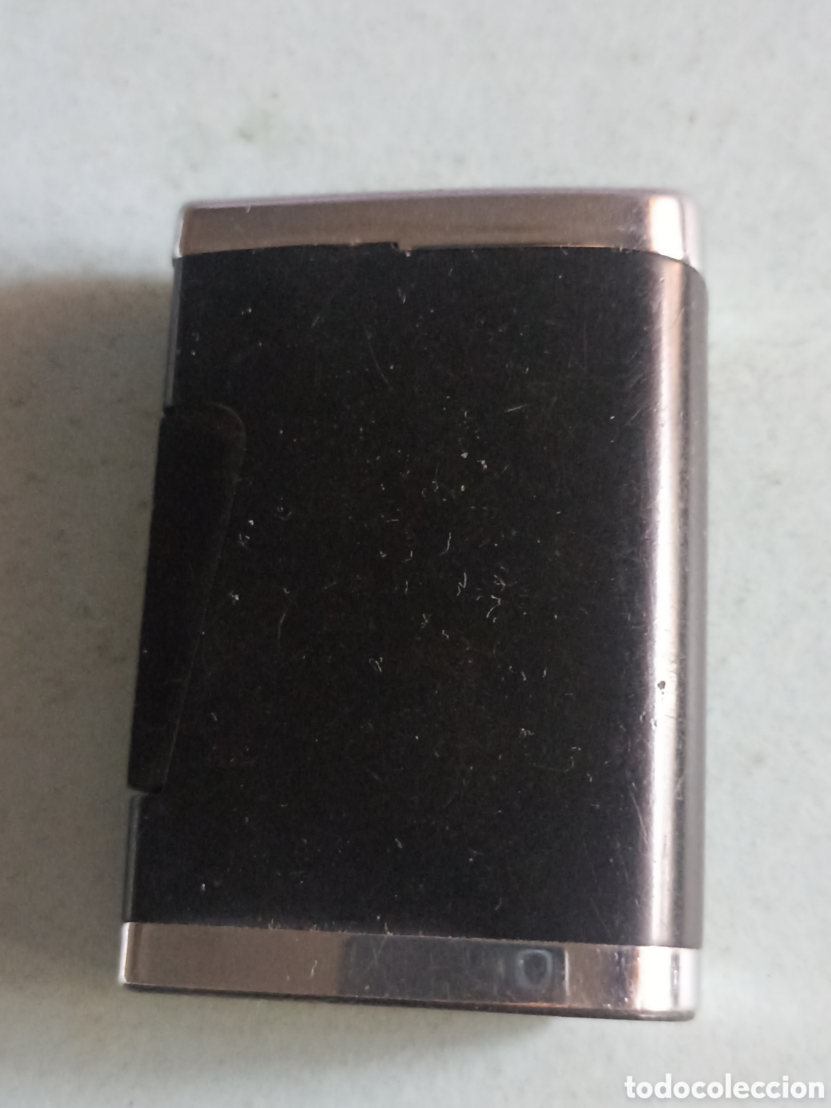 Mecheros: Encendedor Ronson negro deteriorado - Foto 2