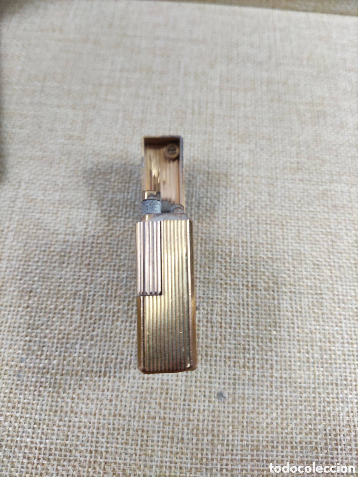 Mecheros: Mechero chapado en oro - Foto 4