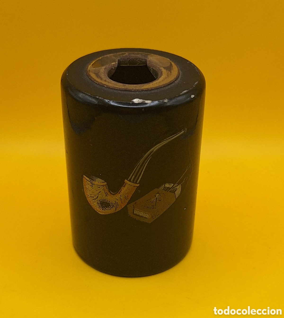 Mecheros: Antiguo Porta Mechero de M&aacute;rmol para Mecheros Clipper -