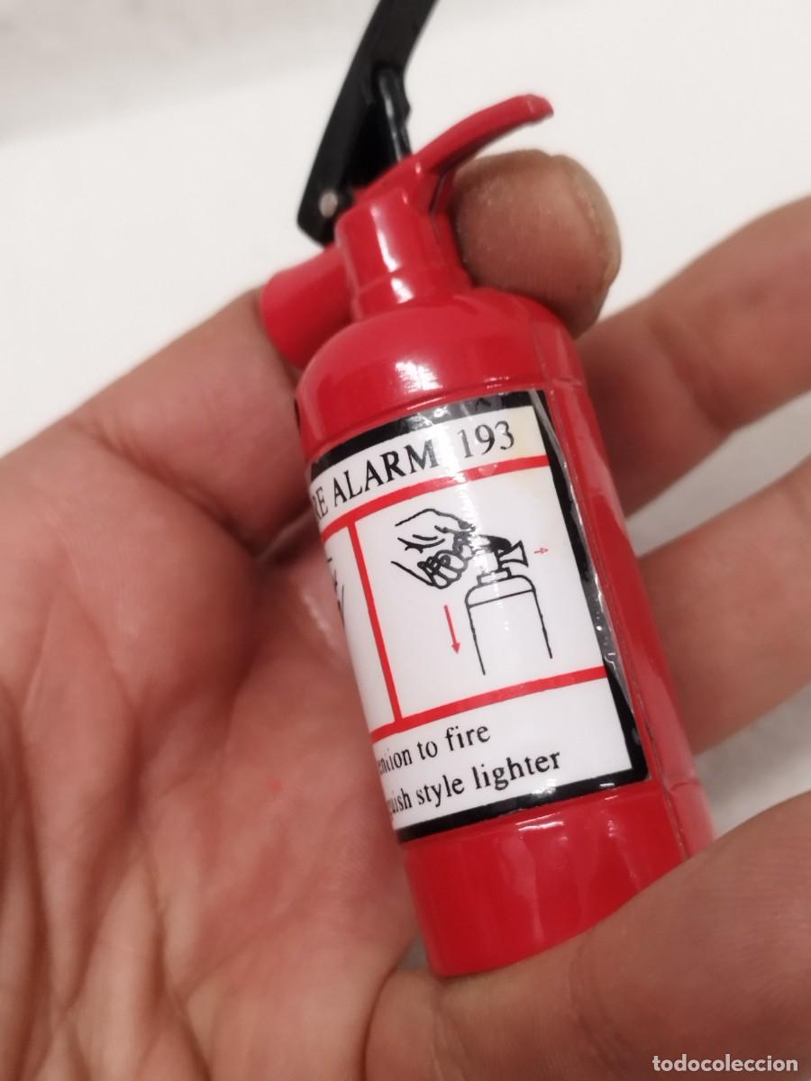 Mecheros: Mechero en forma de extintor. Sin probar. - Foto 3