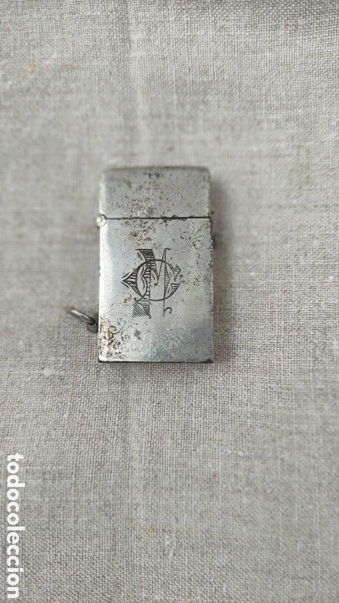 Mecheros: Antiguo Encendedor Richard Kohl (RK) - A&ntilde;os 20/30 - Patente Alemana - Art D&eacute;co