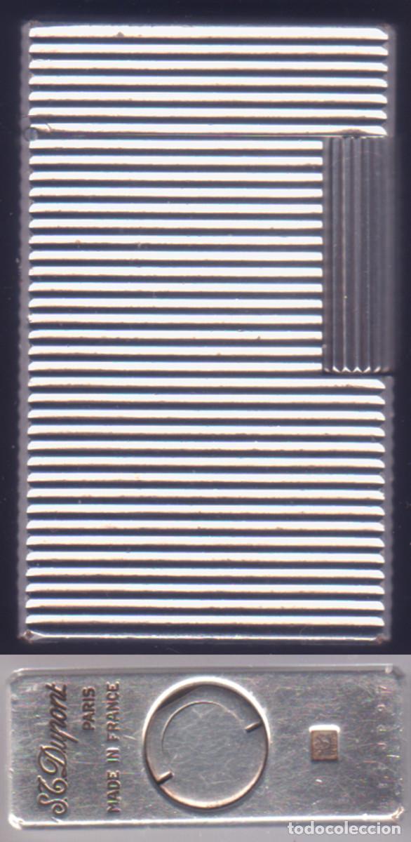 Mecheros: ENCENDEDOR DUPONT - PARIS - CHAPADO PLATA