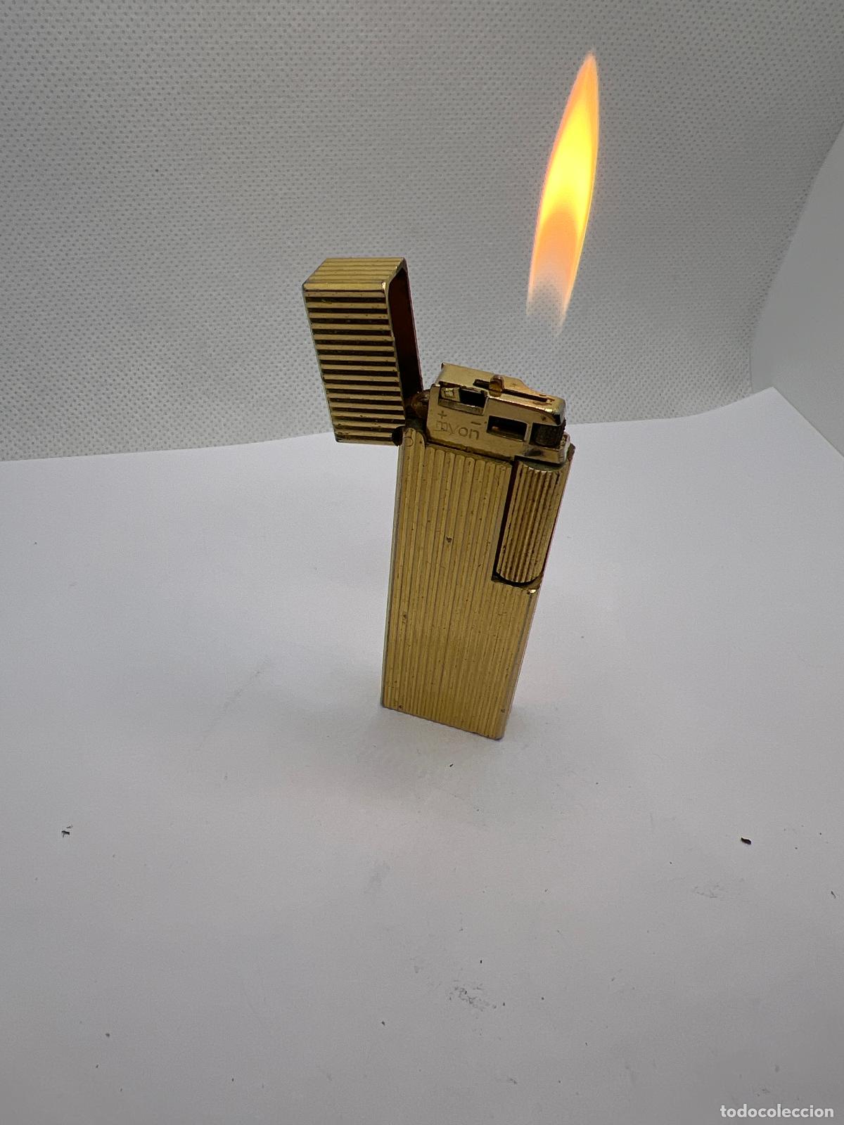 Mecheros: ENCENDEDOR MYON PARIS GAS VINTAGE FUNCIONANDO