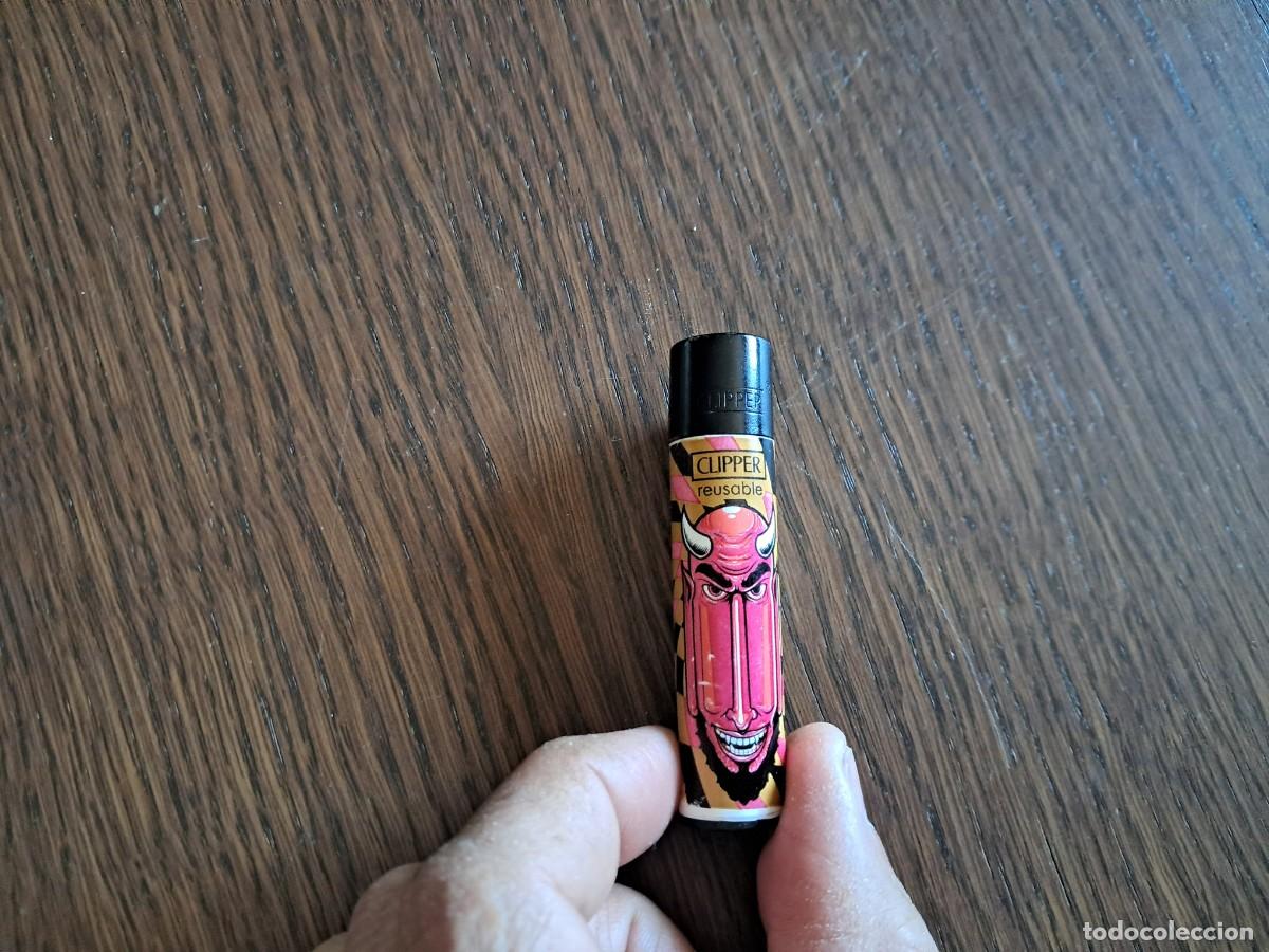 Mecheros: mechero, encendedor, clipper, 420 pure largo demon 2/4. demonio.
