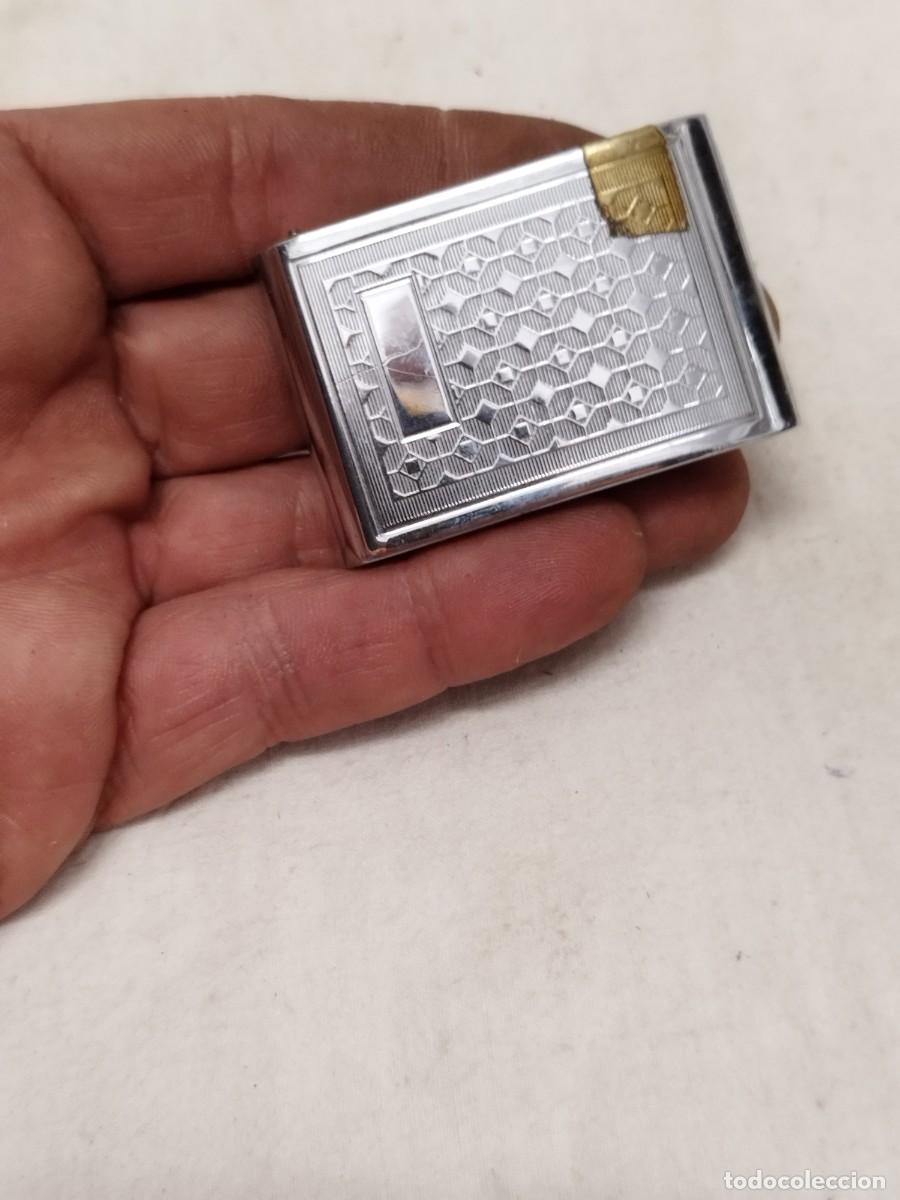 Mecheros: Antiguo Mechero, encendedor Silver Match a restaurar.