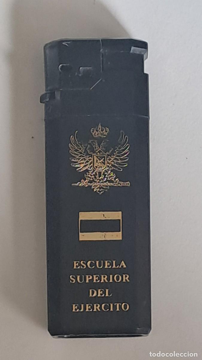 Mecheros: ANTIGUO MECHERO MILITAR ESCUELA SUPERIOR DEL EJERCITO - PIEZA DE COLECCI&Oacute;N