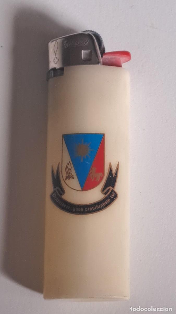 Mecheros: ANTIGUO MECHERO MILITAR ACADEMIA INTENDENCIA - PIEZA DE COLECCI&Oacute;N