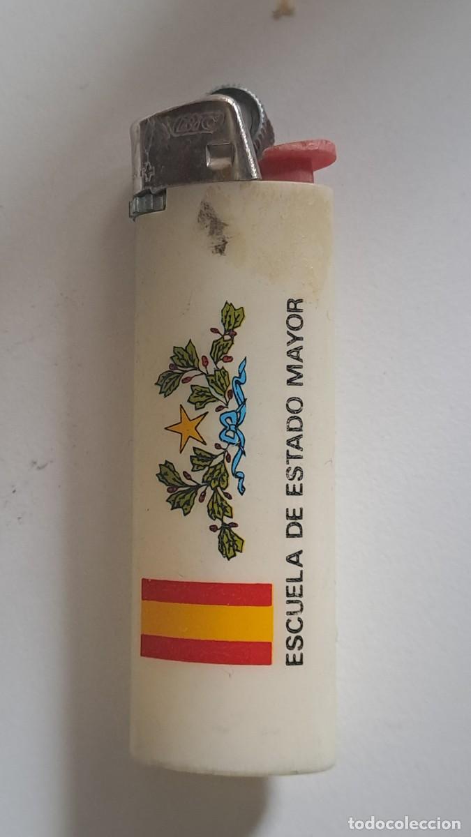 Mecheros: ANTIGUO MECHERO MILITAR ESCUELA DE ESTADO MAYOR- PIEZA DE COLECCI&Oacute;N