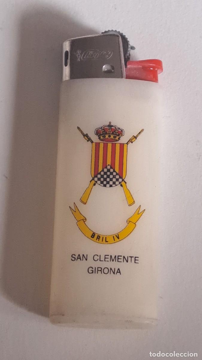 Mecheros: ANTIGUO MECHERO MILITAR PEQUE&Ntilde;O TAMA&Ntilde;O SAN CLEMENTE GIRONA - PIEZA DE COLECCI&Oacute;N