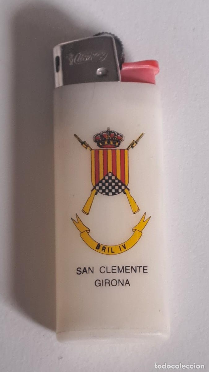 Mecheros: ANTIGUO MECHERO MILITAR PEQUE&Ntilde;O TAMA&Ntilde;O SAN CLEMENTE GIRONA - PIEZA DE COLECCI&Oacute;N
