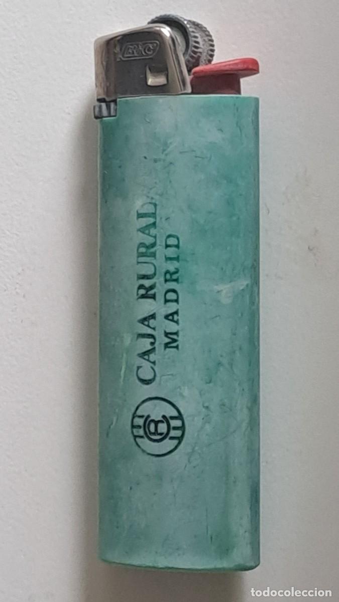 Mecheros: ANTIGUO MECHERO BIC ECAJA RURAL MADRID- PIEZA DE COLECCI&Oacute;N