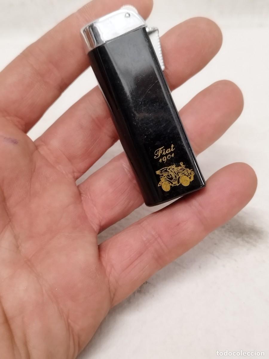 Mecheros: Antiguo mechero encendedor Feudor, con imagen de Fiat 1901, coch Sin probar.e clasico.