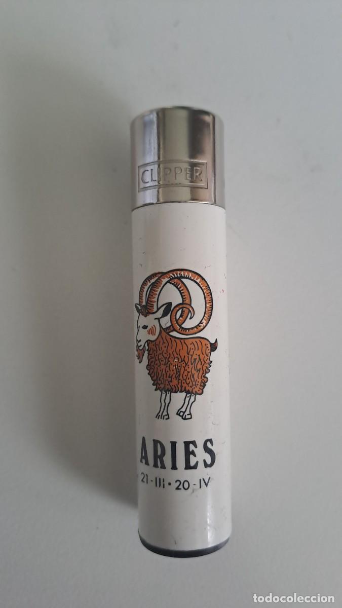 Mecheros: ANTIGUO MECHERO CLIPPER SIMBOLO HOROSCOPO ARIES - PIEZA DE COLECCI&Oacute;N