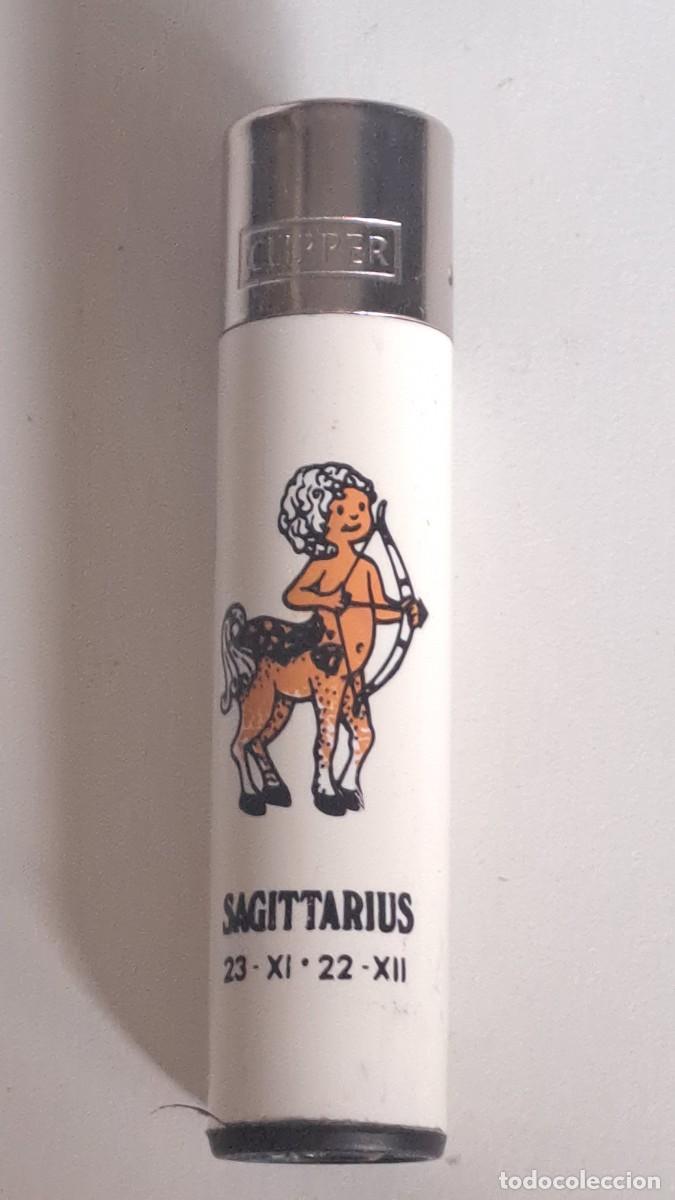 Mecheros: ANTIGUO MECHERO CLIPPER SIMBOLO HOROSCOPO SAGITARIO - PIEZA DE COLECCI&Oacute;N