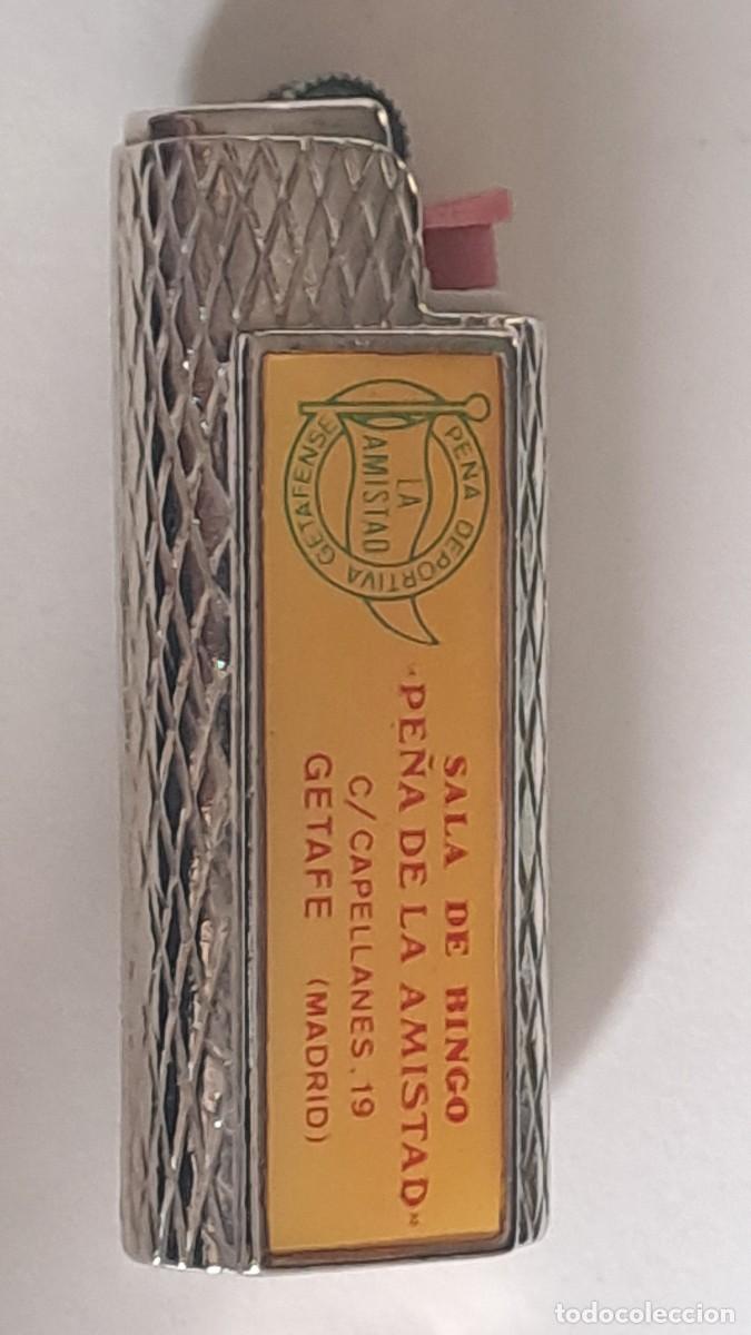Mecheros: ANTIGUO MECHERO PARA BIC PEQUE&Ntilde;O METAL SALA DE BINGO - PIEZA DE COLECCI&Oacute;N