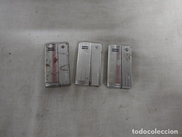 Briquets: Lote de 3 antiguos mecheros IMCO streamline, originales, made in Austria.