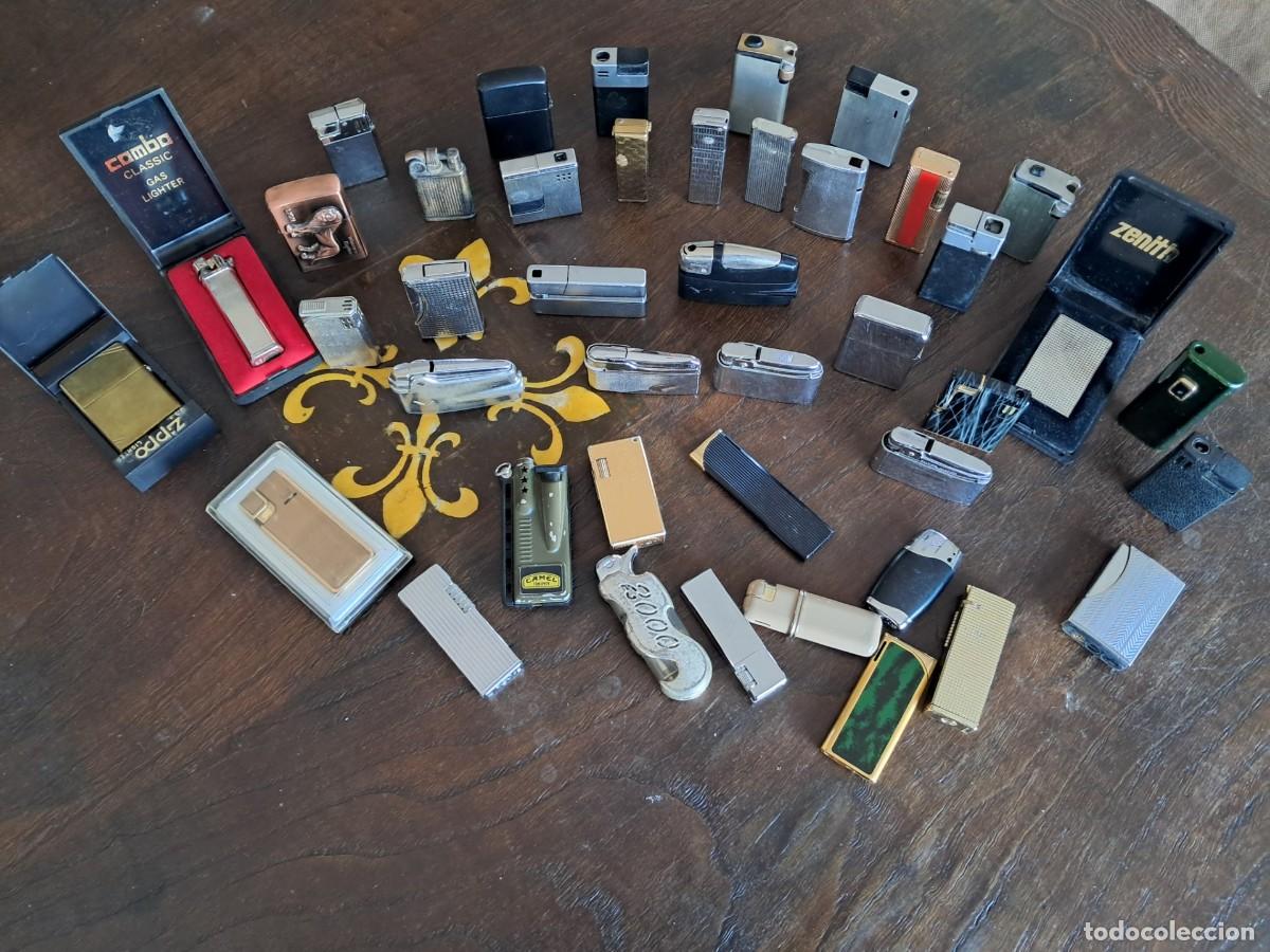 Mecheros: Mecheros vintage lote de 42 unidades