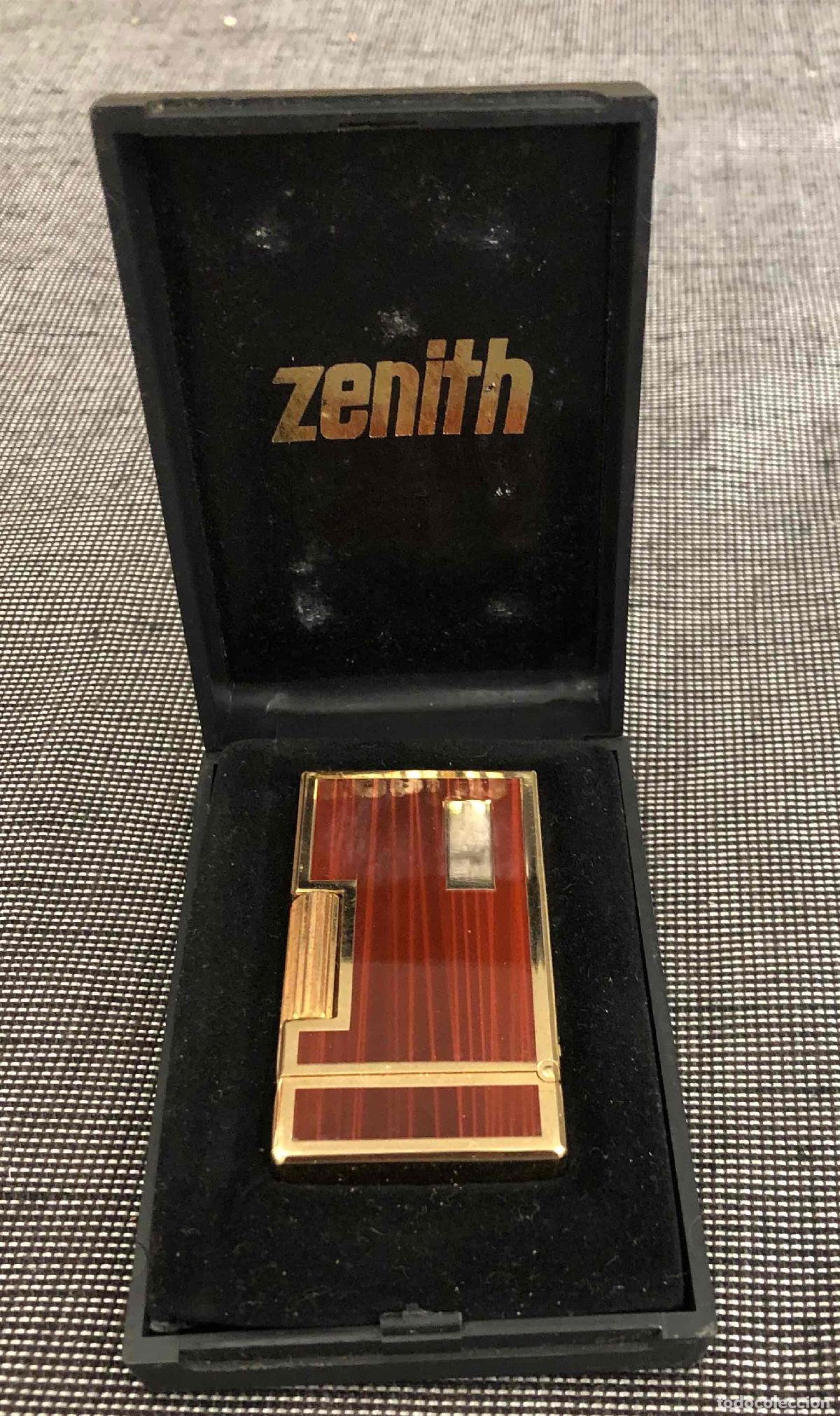 Mecheros: MECHERO ZENITH 800 LACADO EN SU ESTUCHE ORIGINAL