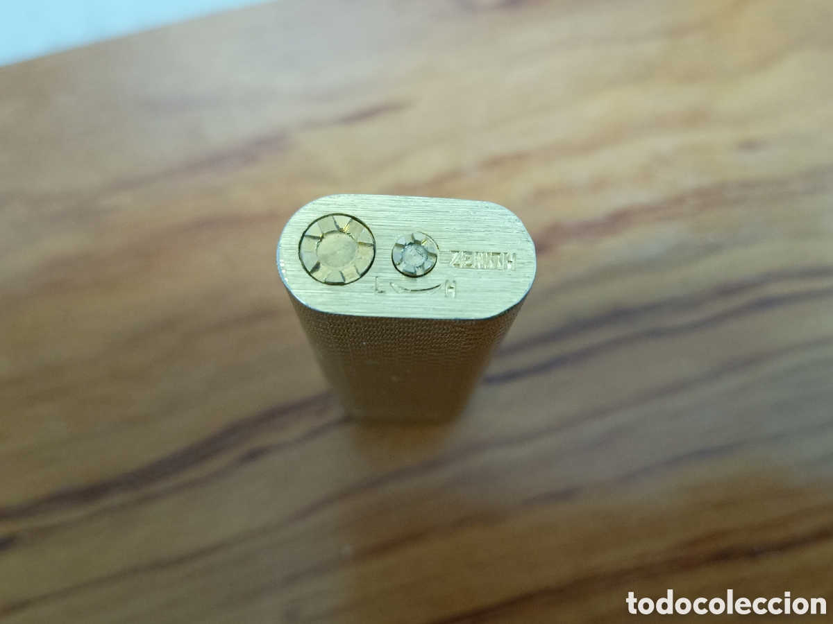 Mecheros: ENCENDEDOR MECHERO ZENITH - DORADO - Foto 2