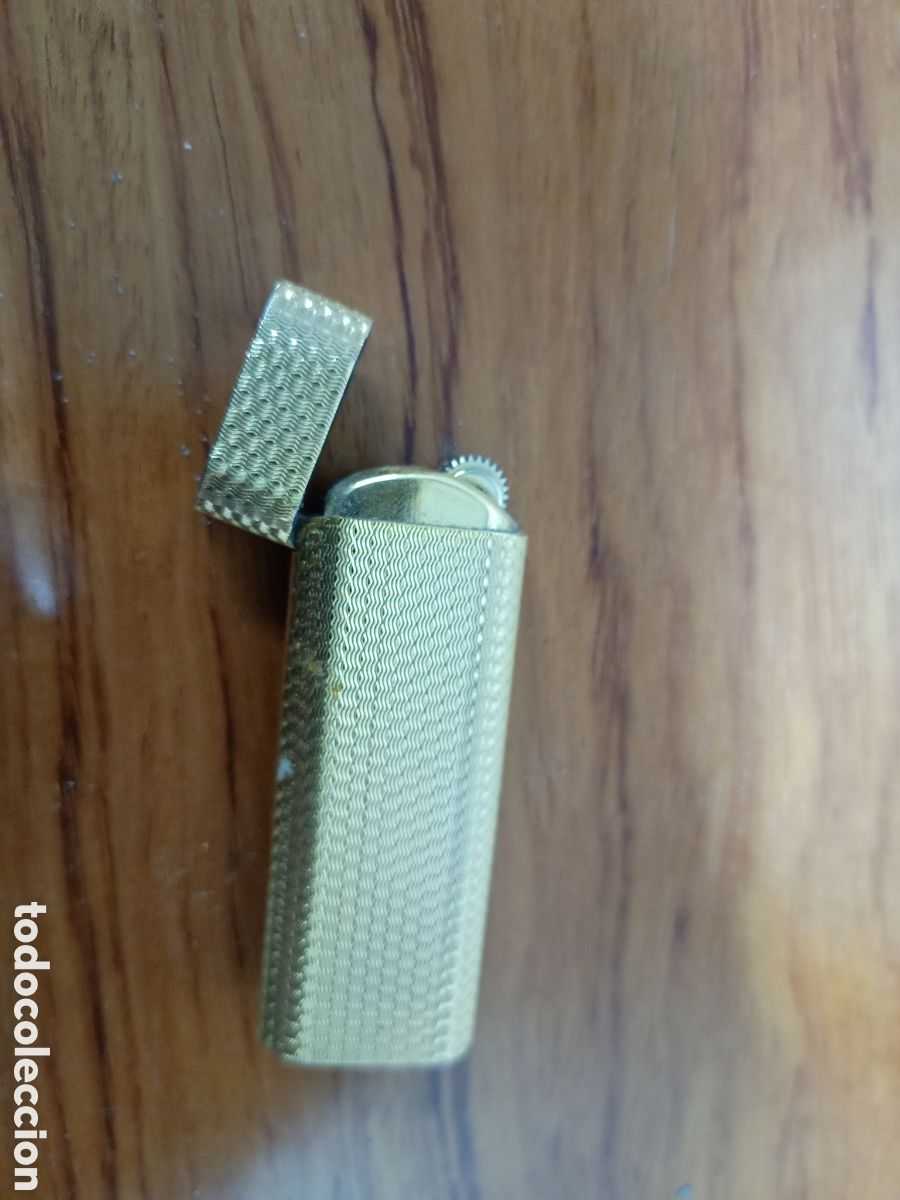 Mecheros: ENCENDEDOR MECHERO ZENITH - DORADO - Foto 4