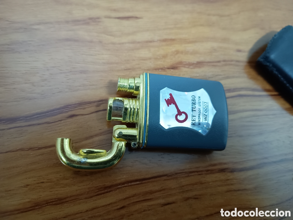 Mecheros: MECHERO ENCENDEDOR KEY TURBO WINDPROOF SYSTEM - Foto 4