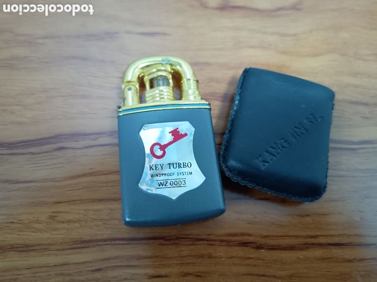 Mecheros: MECHERO ENCENDEDOR KEY TURBO WINDPROOF SYSTEM - Foto 1