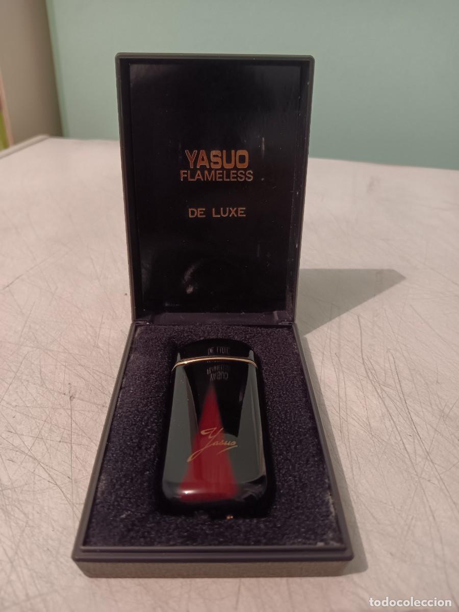 Mecheros: Mechero colecci&oacute;n electr&oacute;nico gas YASUO con su estuche