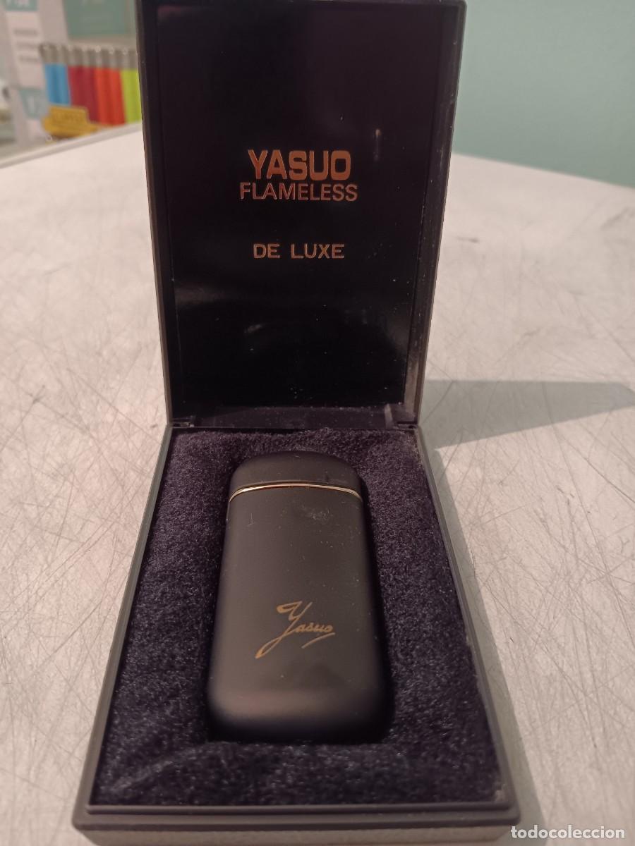 Mecheros: Mechero gas electr&oacute;nico regulable recargable yasuo nuevo en su estuche