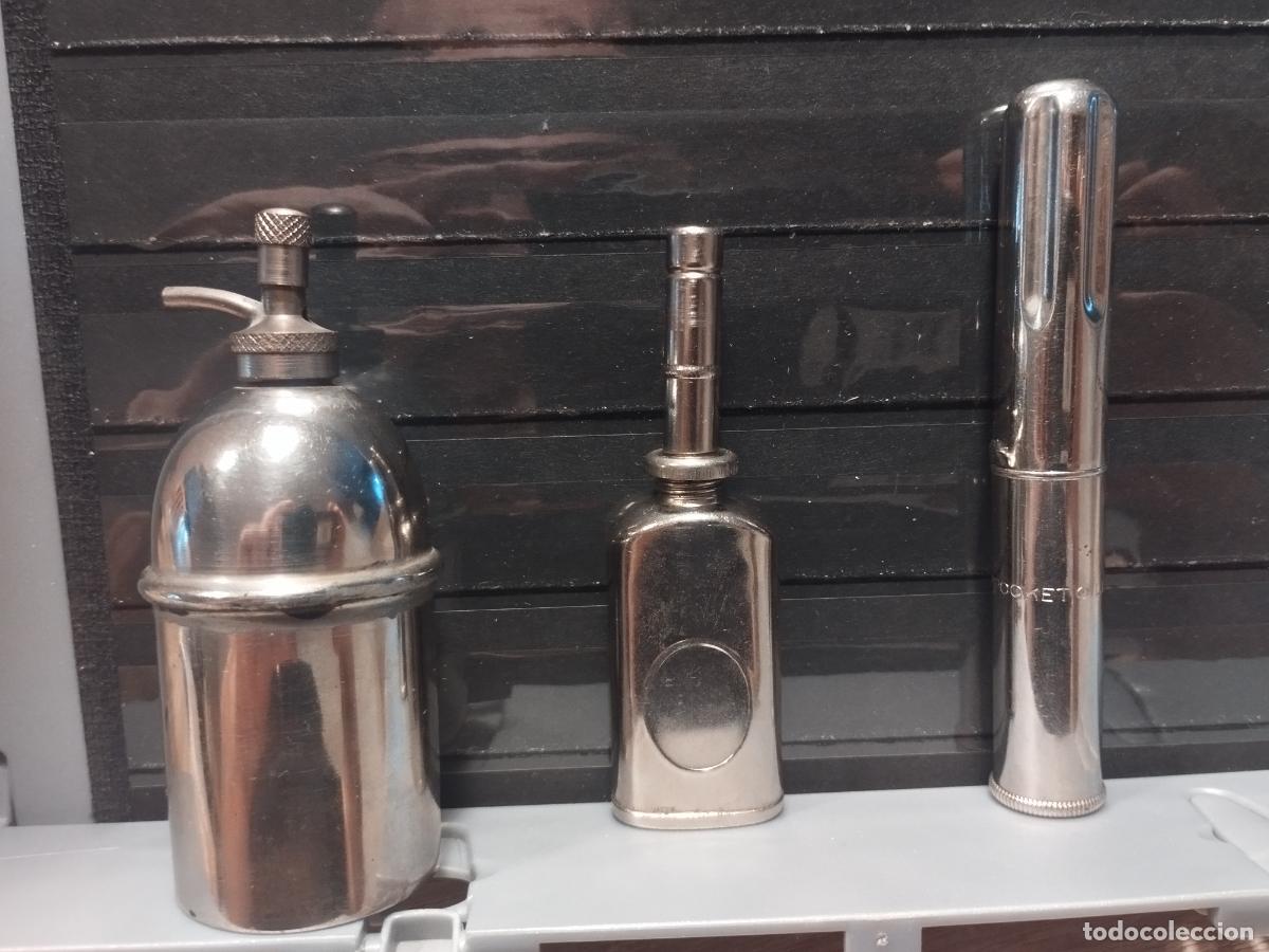 Lighters: JT - CONJUNTO DE 3 CARGADORES ANTIGUOS DE MECHEROS.