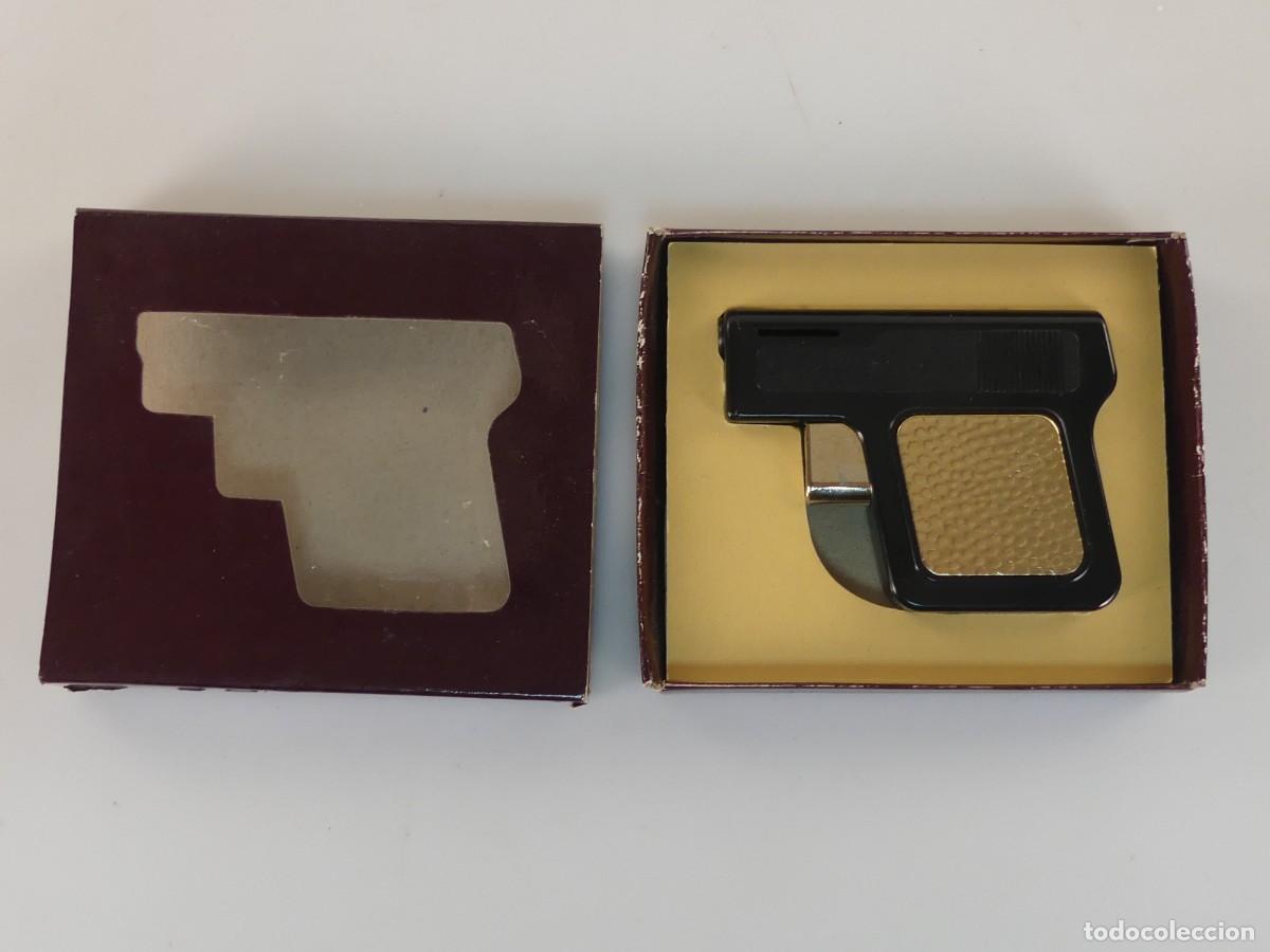Feuerzeuge: BONITO MECHERO FORMA DE PISTOLA MARCA LAIRA JAPAN
