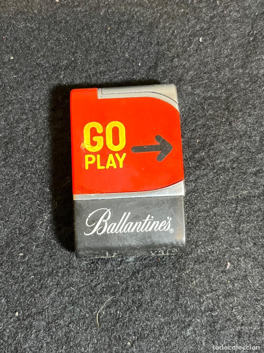 Mecheros: Mechero Ballantine's Go Play Vintage Publicidad Whisky Encendedor A&ntilde;os 2000